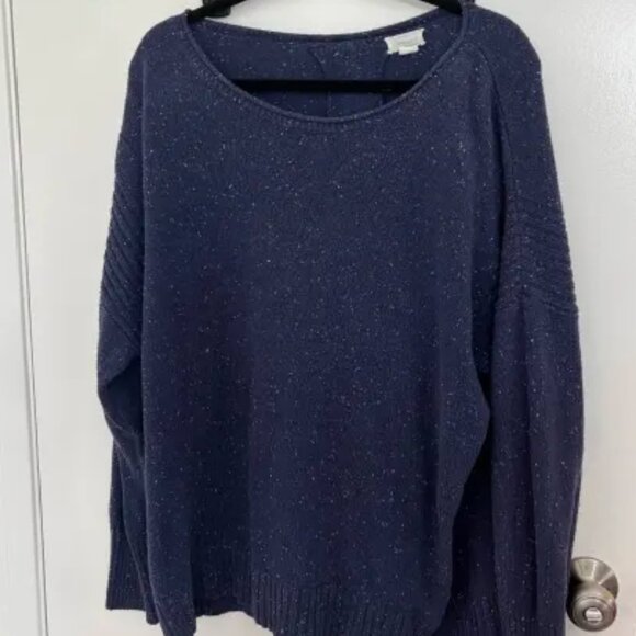 Caslon Back Zip Pullover - sweater xl 16-18 - Picture 1 of 3